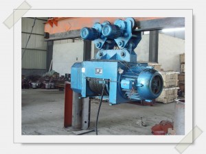 通過了3000小時(shí)壽命試驗(yàn)后的電動(dòng)葫蘆樣機(jī)