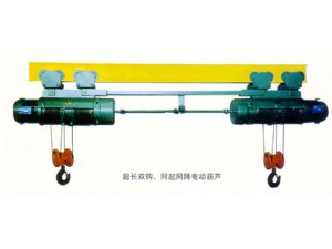 我公司還可提供單葫蘆帶動雙卷筒雙吊點產(chǎn)品。